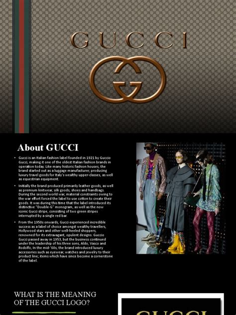 gucci presentation template|gucci epilogue video.